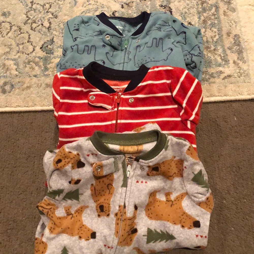 Baby boy 18 month fleece pajamas